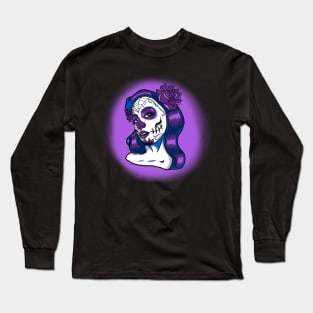 Sugar Skull Woman Long Sleeve T-Shirt